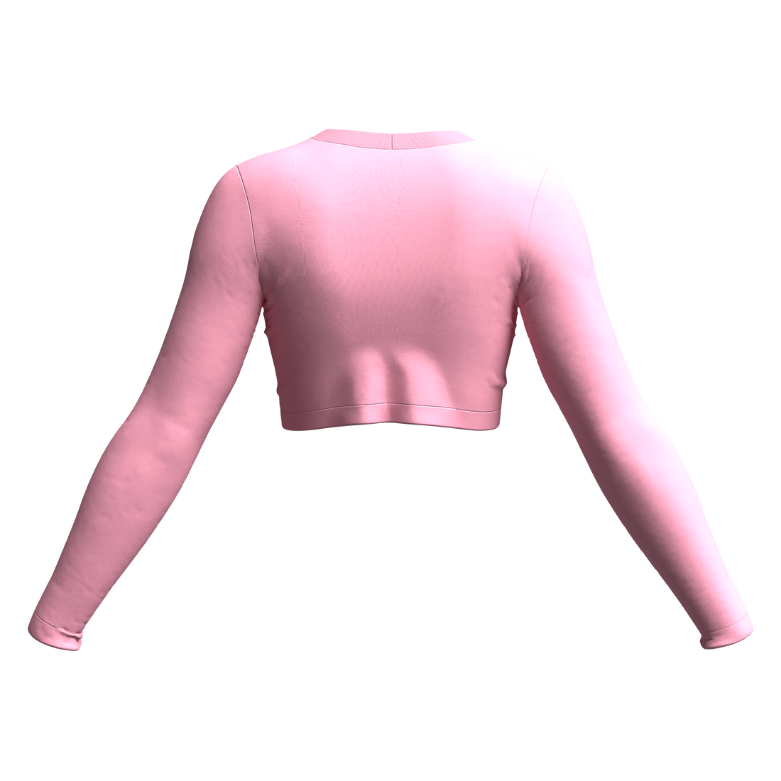 Pilate Mami Pink — Long Sleeve Clarity Crop