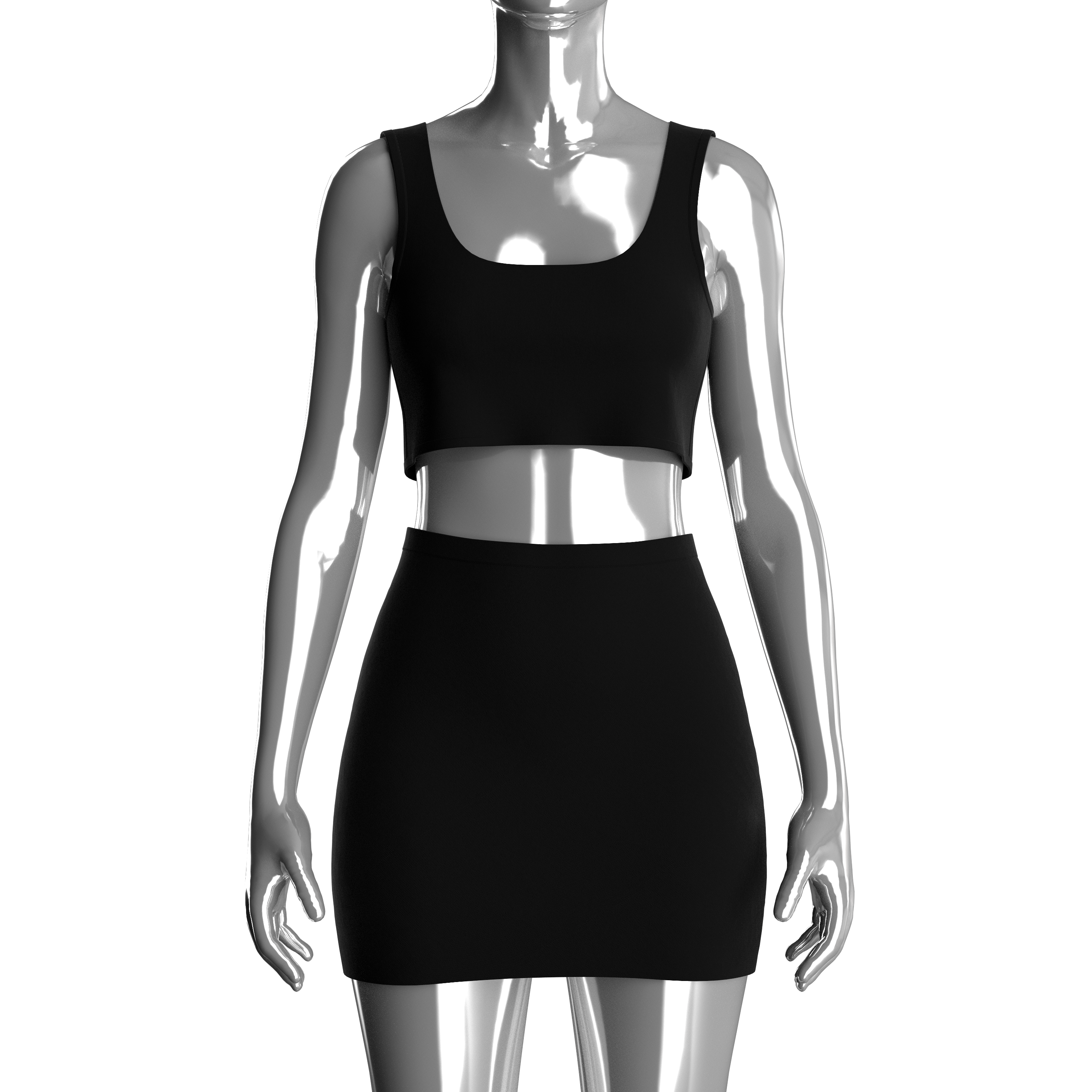 Yin Yang 2.0 2 Piece Skirt Set