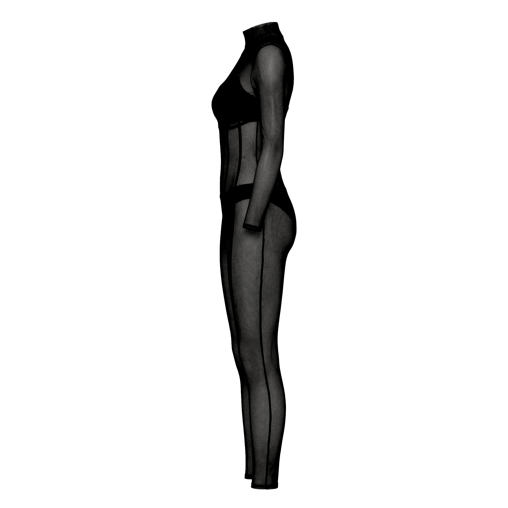 Black Veil Catsuit