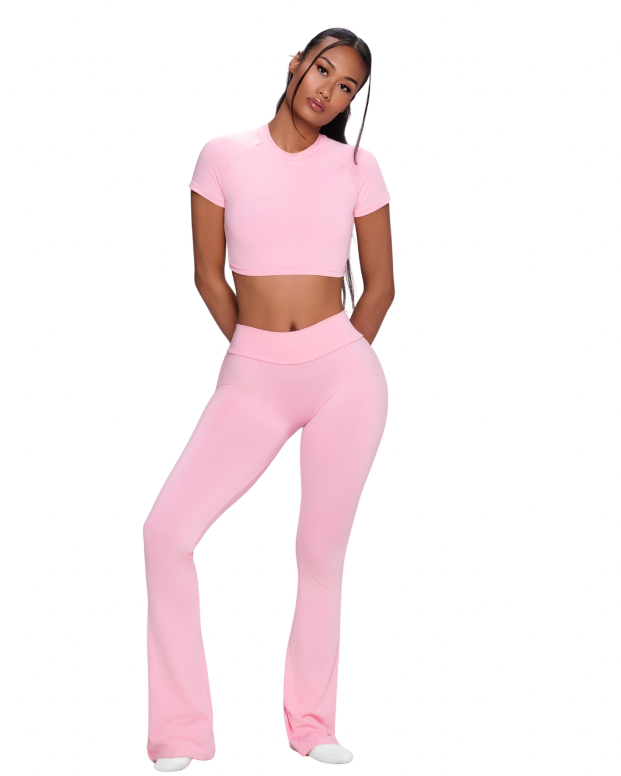 Pilate Mami Pink — Sculpted Motion Leggings