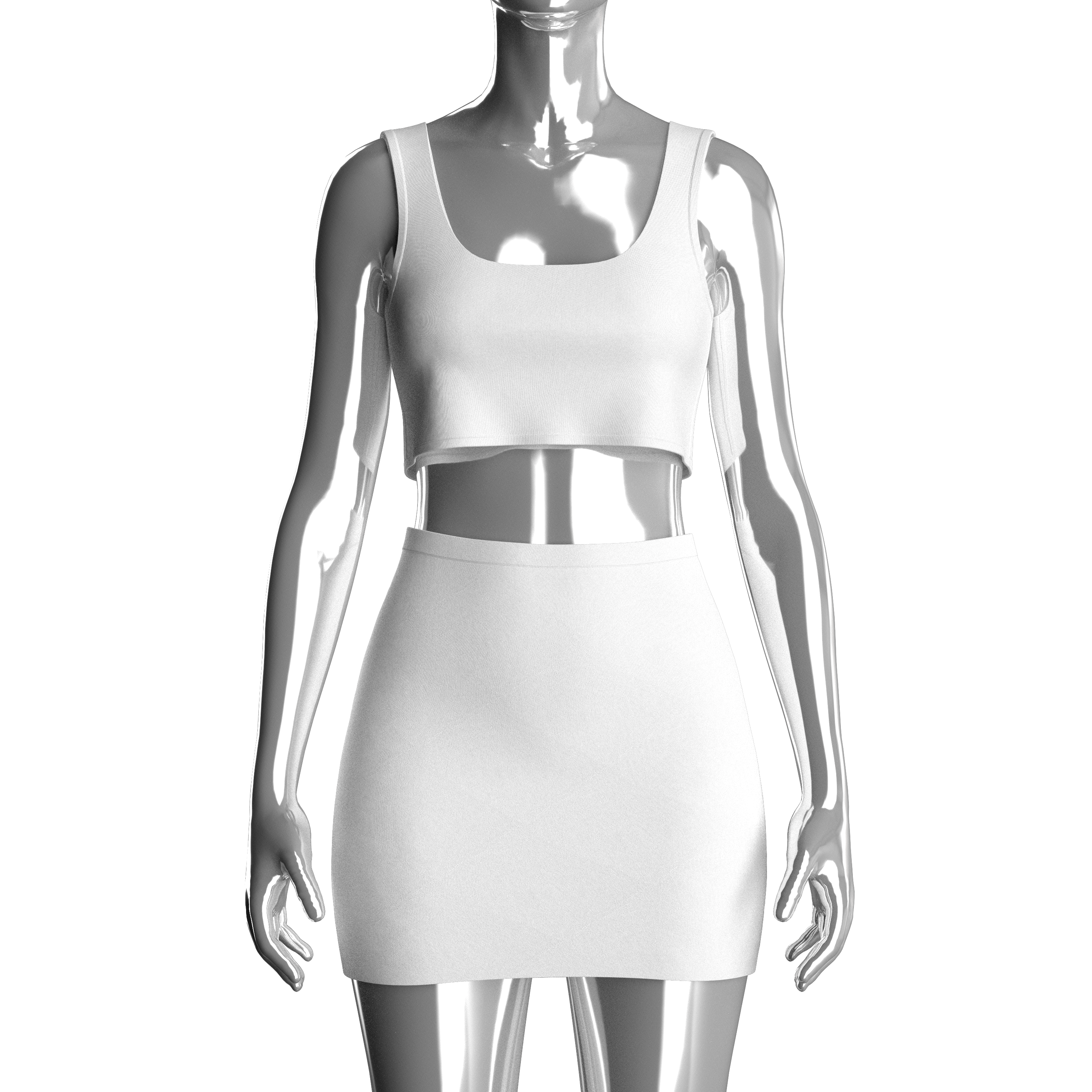 Yin Yang 2.0 2 Piece Skirt Set