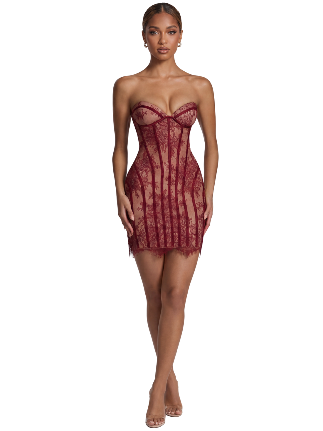 Lover’s Lace Mini Corset Dress