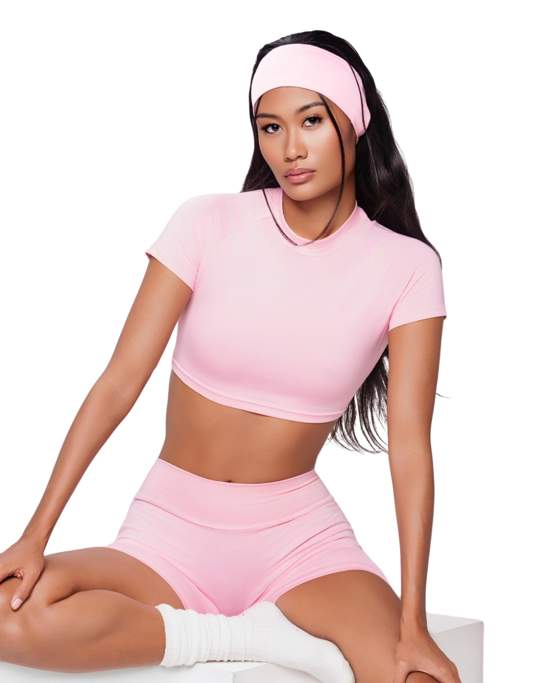 Pilate Mami Pink — Short Sleeve Balance Tee